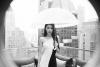 孙怡亮相纽约时装周，黑白拼色长裙简约飒爽，生图路透状态在线！