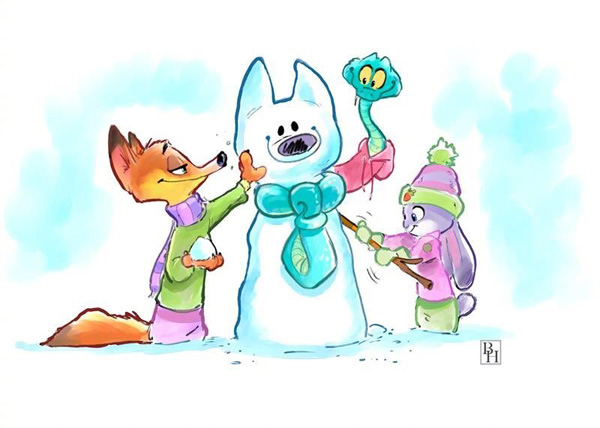 疯狂动物城2新年贺图